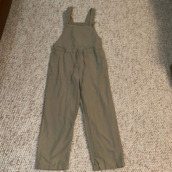 Lulu’s Sage Drawstring Jumpsuit - Picture 4 of 8